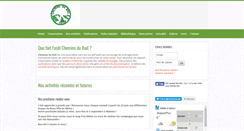 Desktop Screenshot of cheminsdurail.be